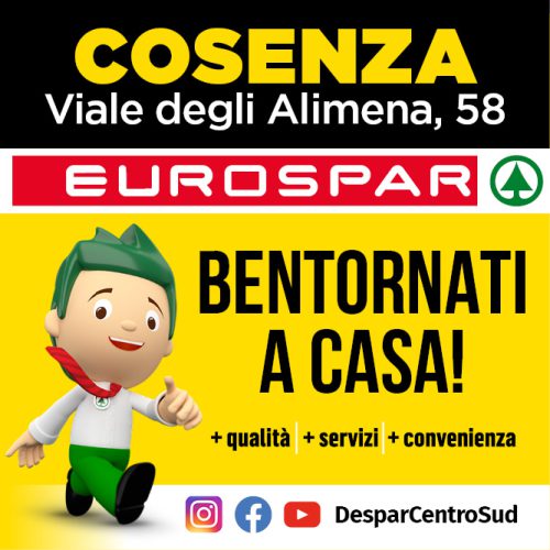 RIAPRE L’EUROSPAR DI COSENZA: DESPAR CENTRO-SUD CONSOLIDA LA PROPRIA PRESENZA IN CALABRIA